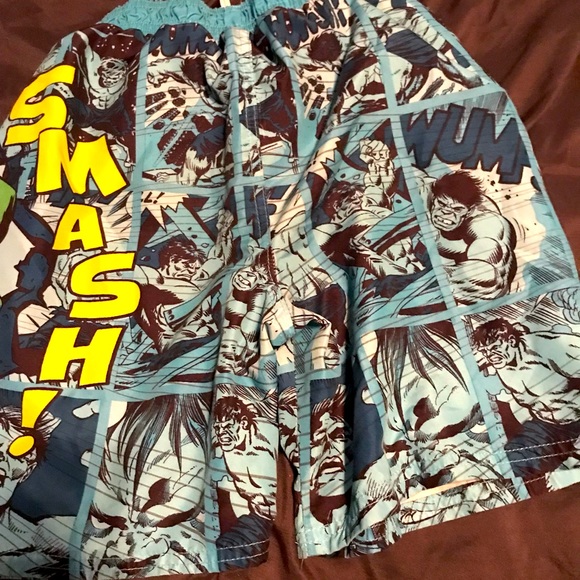 Marvel Other - Marvel SwimTrunks- HULK: Size 10/12